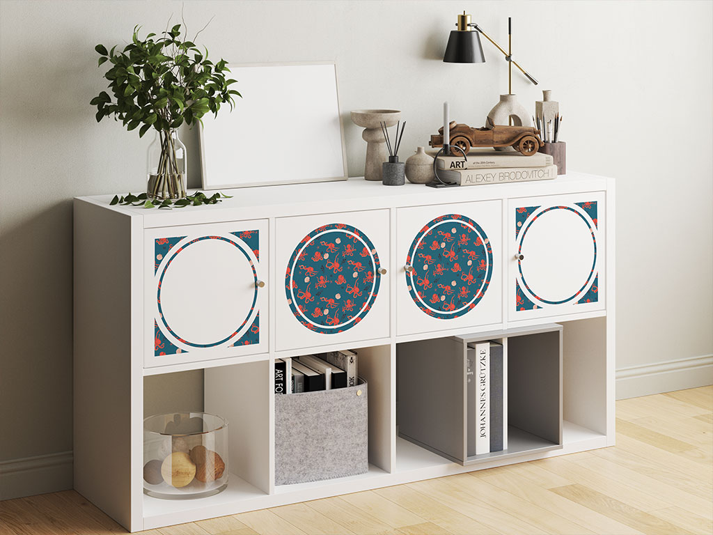 Eight-Armed Shuffle Salt Water DIY Furniture Stickers