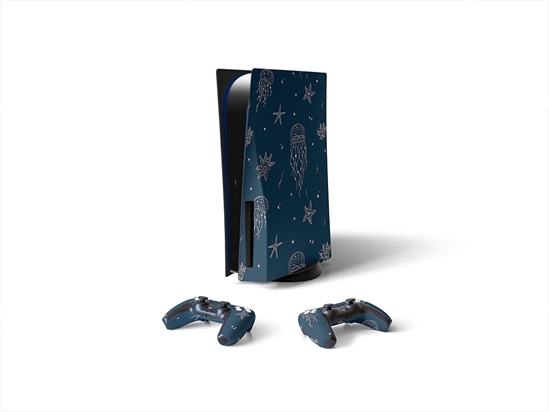 Jellyfish Constellations Salt Water Sony PS5 DIY Skin