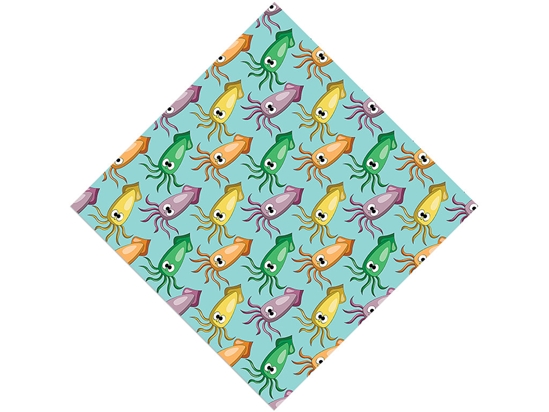 Silly Squids Marine Life Vinyl Wrap Pattern