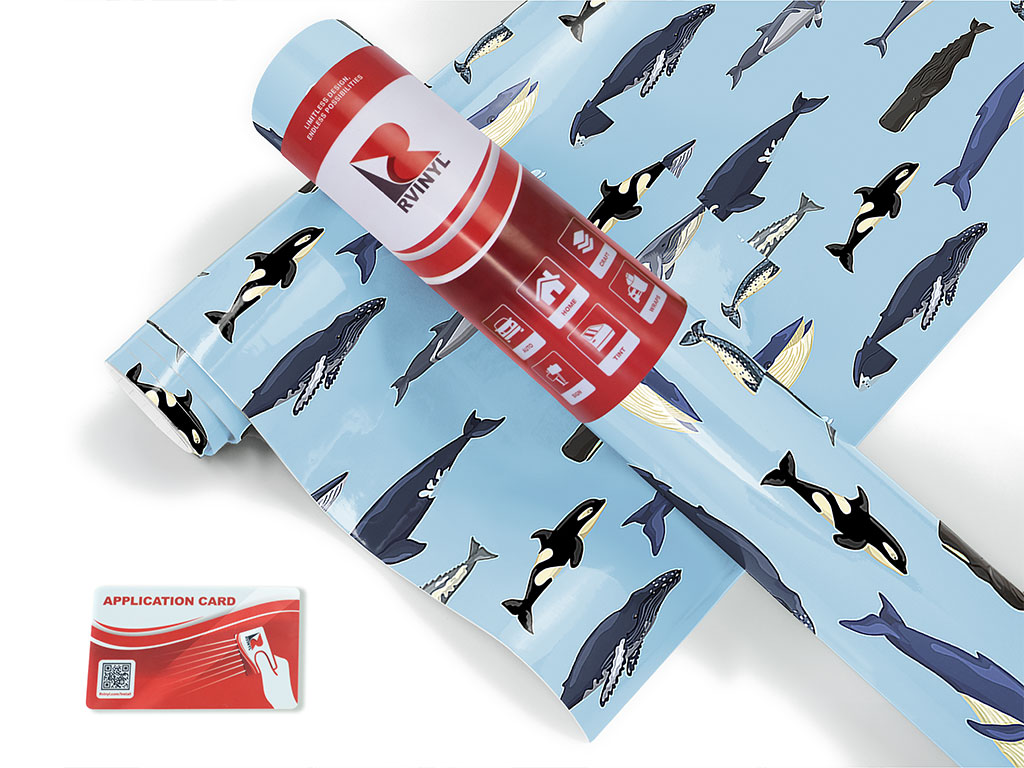 Parading Along Salt Water Craft Vinyl Roll