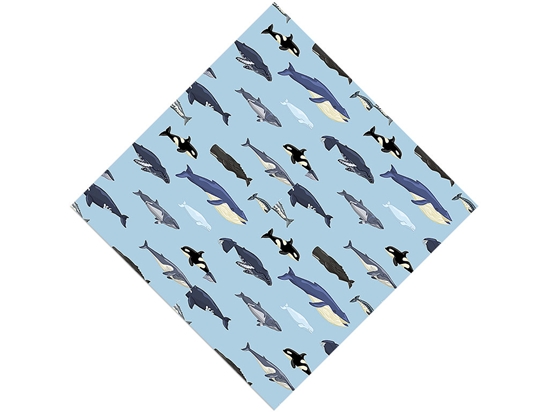 Parading Along Marine Life Vinyl Wrap Pattern