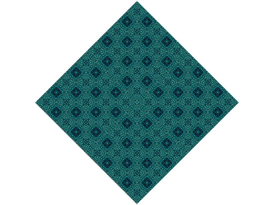 Cadet Squares Mosaic Vinyl Wrap Pattern