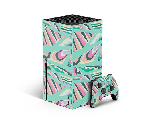 Pink Invader Mosaic XBOX DIY Decal