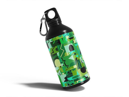 Android Dreams Mosaic Water Bottle DIY Stickers