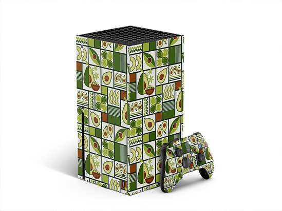 Avocado Toast Mosaic XBOX DIY Decal