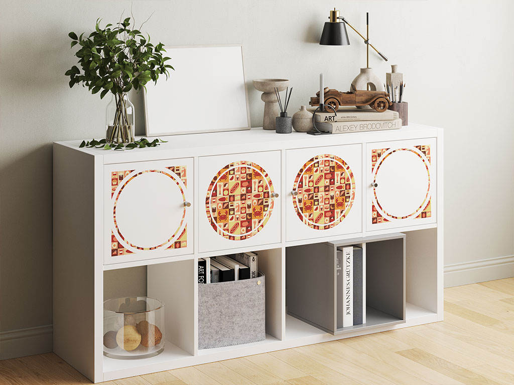 Lunchtime Menu Mosaic DIY Furniture Stickers