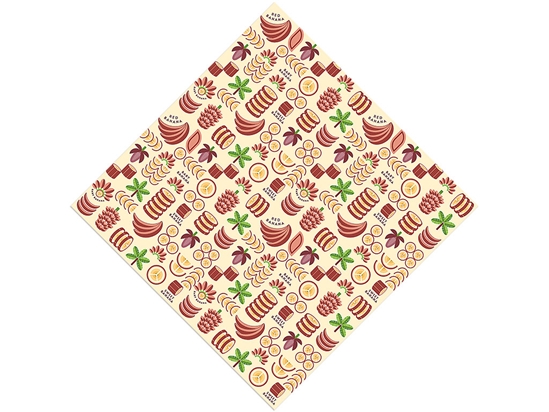 Sweet Plantain Mosaic Vinyl Wrap Pattern