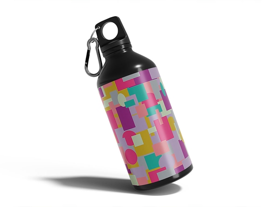 Congo Configurations Mosaic Water Bottle DIY Stickers