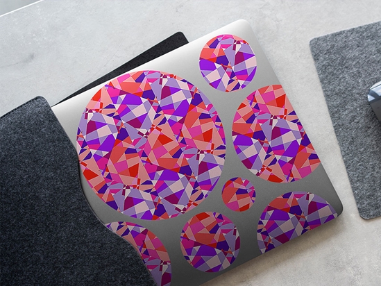 Cyclamen Sensation Mosaic DIY Laptop Stickers