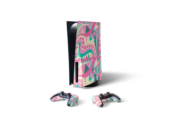 Utterly Smitten Mosaic Sony PS5 DIY Skin