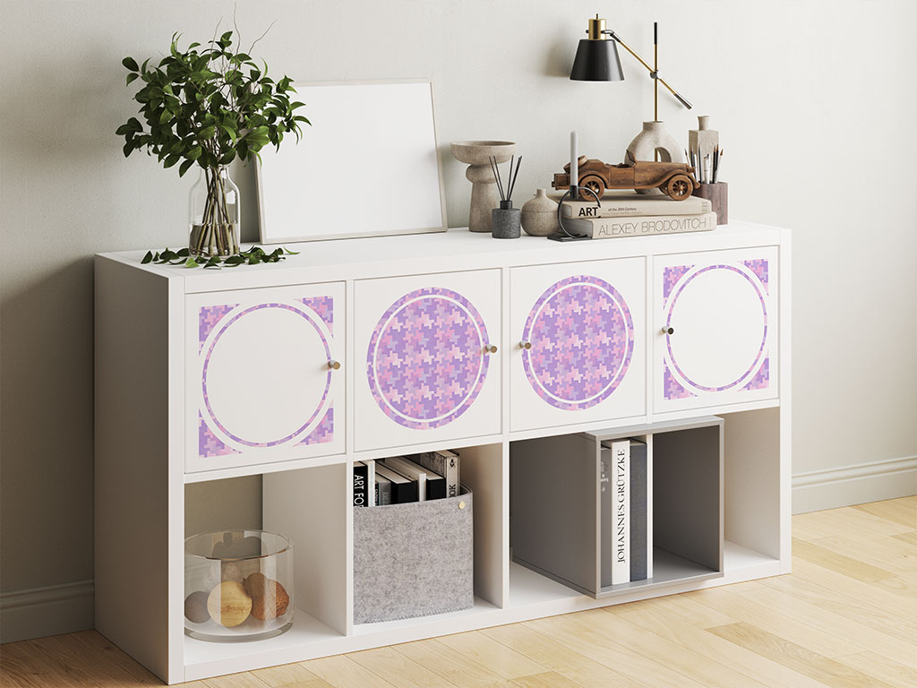 Heliotrope Tunes Mosaic DIY Furniture Stickers