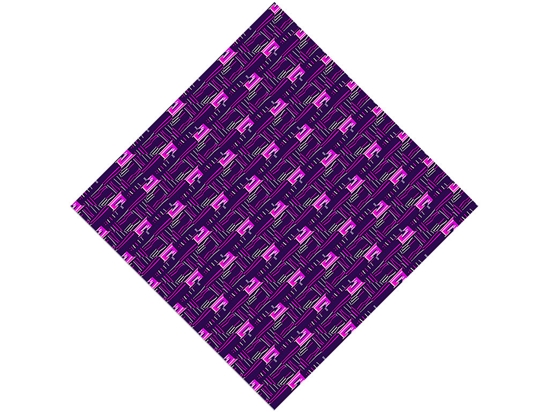 Mardi Gras Mosaic Vinyl Wrap Pattern