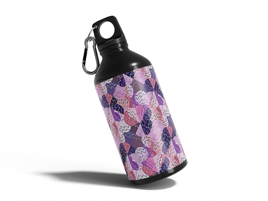 Pomp and Power Mosaic Water Bottle DIY Stickers