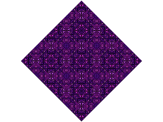 Russian Violets Mosaic Vinyl Wrap Pattern