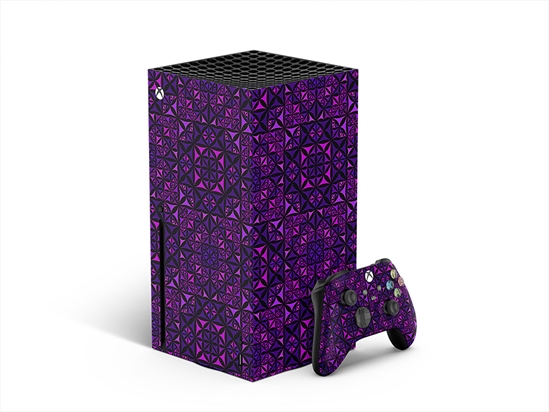 Russian Violets Mosaic XBOX DIY Decal