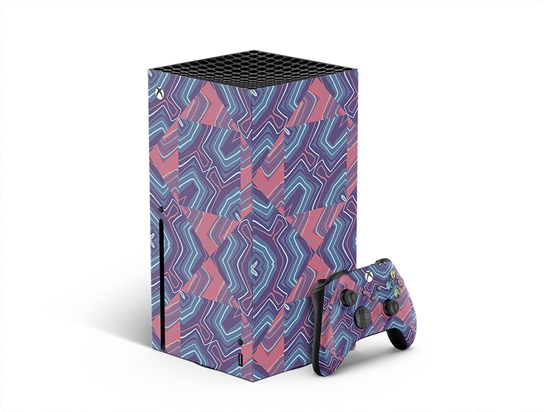 Ultra Violet Mosaic XBOX DIY Decal