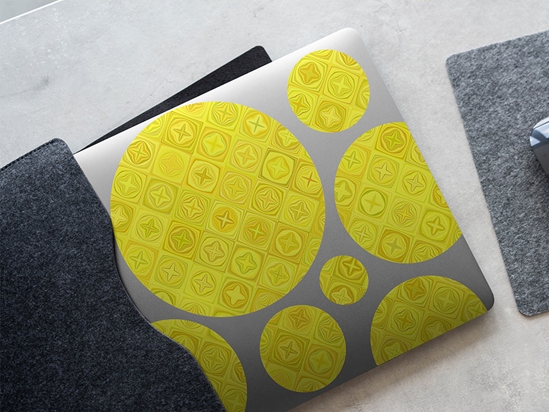 Sour Lemon Mosaic DIY Laptop Stickers