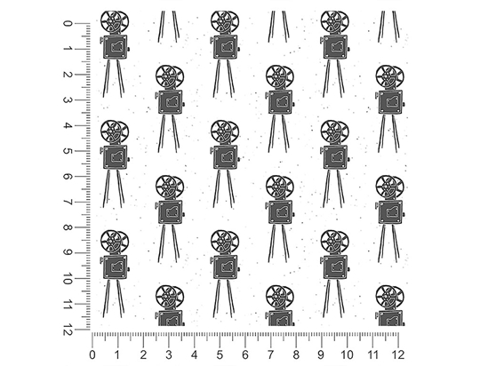 35MM Crank Movie 1ft x 1ft Craft Sheets