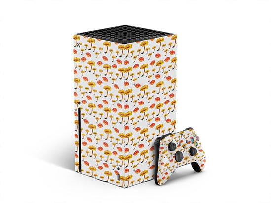 Yellow Foot Fun Mushroom XBOX DIY Decal