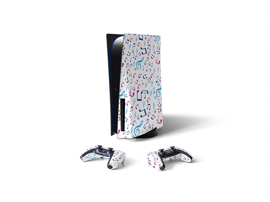 Pastel Notes Music Sony PS5 DIY Skin