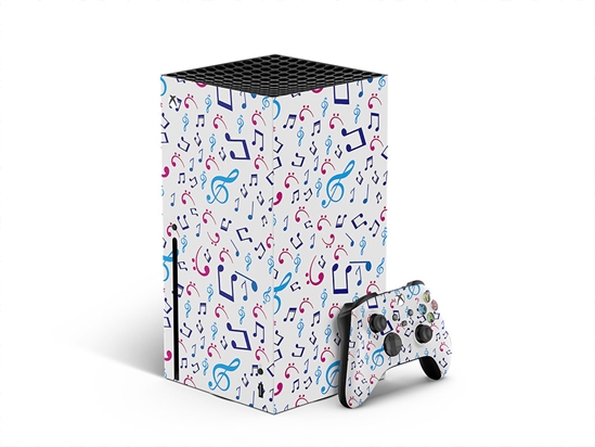 Pastel Notes Music XBOX DIY Decal