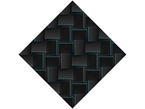 Dark Stairs Optical Illusion Vinyl Wrap Pattern
