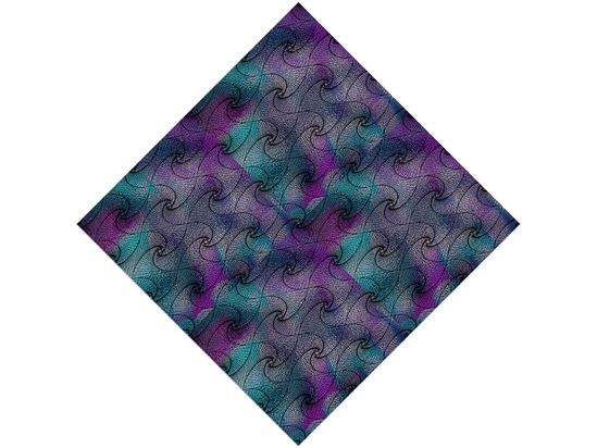 Iridescent Zentangle Optical Illusion Vinyl Wrap Pattern