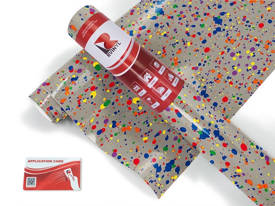 Candy Darling Paint Splatter Craft Vinyl Roll