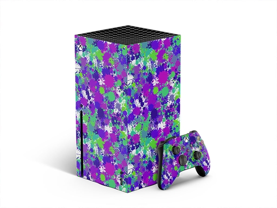 Rebel Yell Paint Splatter XBOX DIY Decal