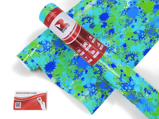 Water Me Paint Splatter Craft Vinyl Roll