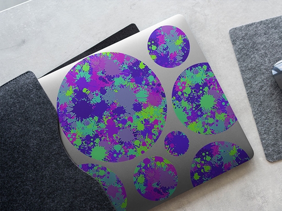 Wild Ride Paint Splatter DIY Laptop Stickers