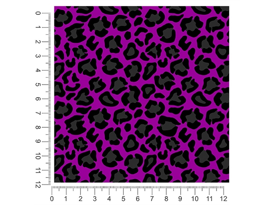 Purple Panther Animal Print 1ft x 1ft Craft Sheets