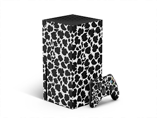 White Panther Animal Print XBOX DIY Decal