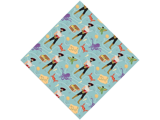 Treasure Hunters Pirate Vinyl Wrap Pattern