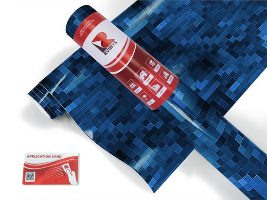 Astro Navy Pixel Craft Vinyl Roll