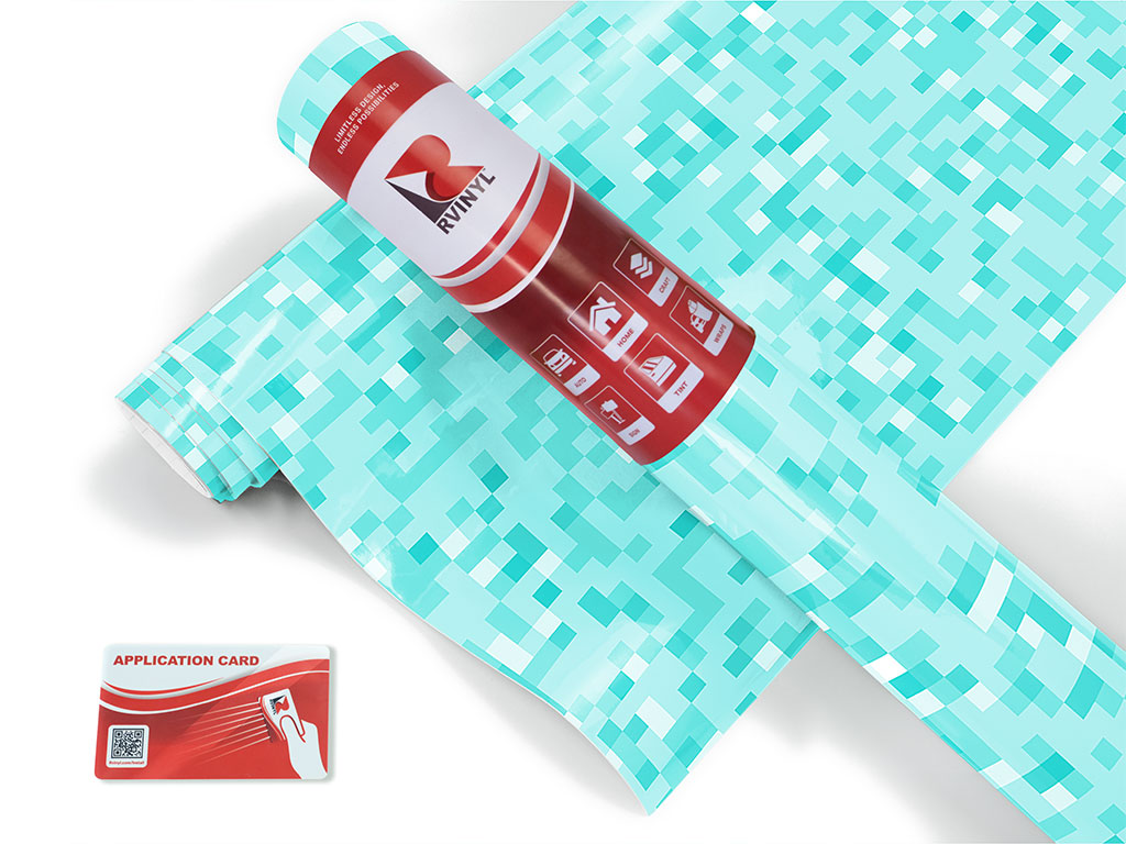 Breakfast at Tiffany Pixel Craft Vinyl Roll