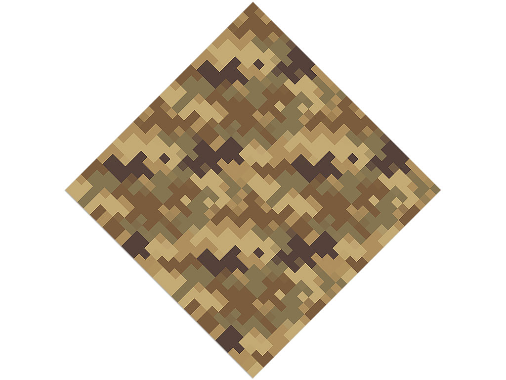 Desert Sands Pixel Vinyl Wrap Pattern