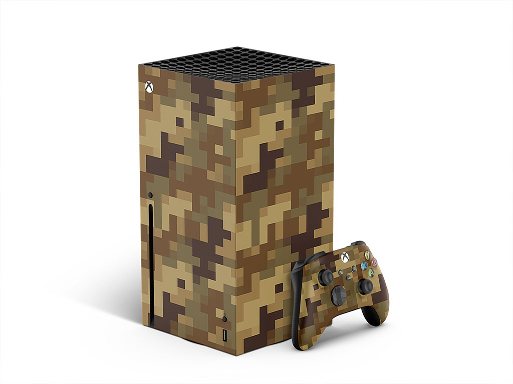 Desert Sands Pixel XBOX DIY Decal