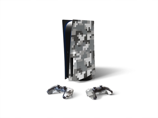 Midnight Mission Pixel Sony PS5 DIY Skin