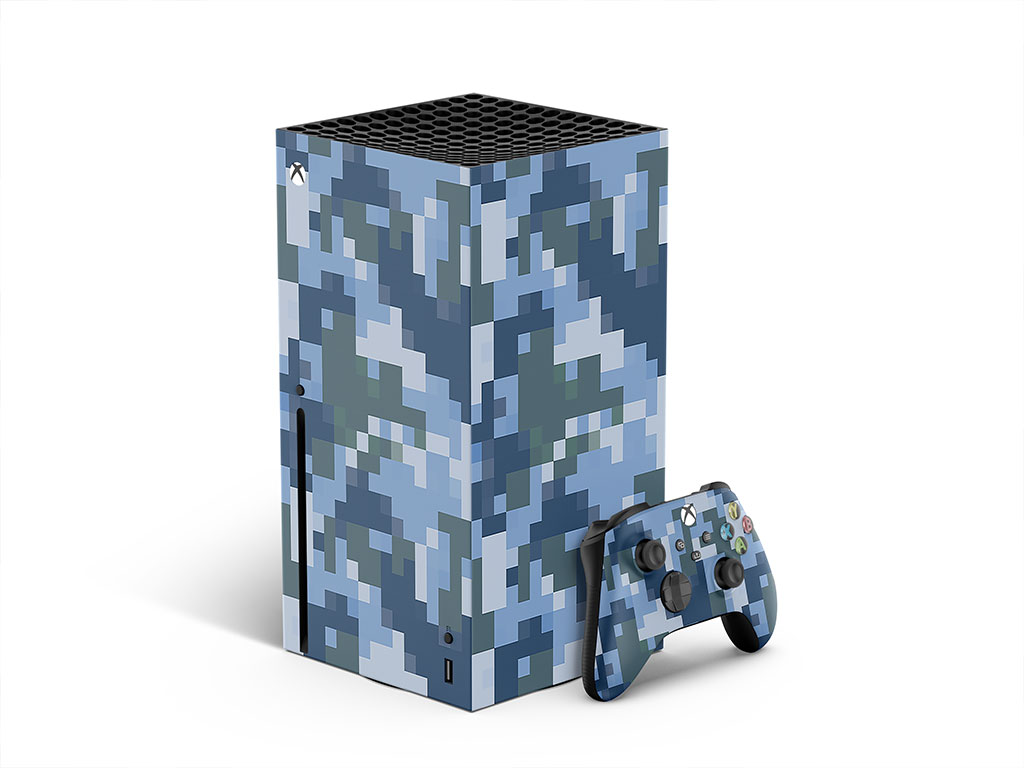 Snow and Sleet Pixel XBOX DIY Decal