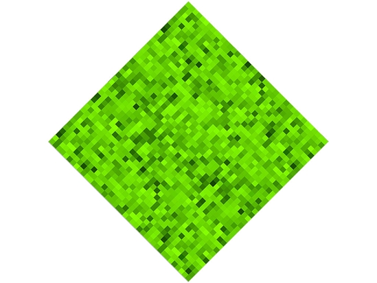 Overgrown Lawn Pixel Vinyl Wrap Pattern