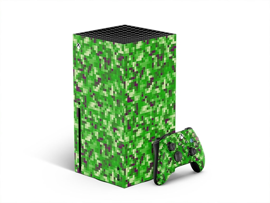 Wicked Malachite Pixel XBOX DIY Decal