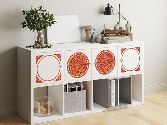 Hot Lava Pixel DIY Furniture Stickers