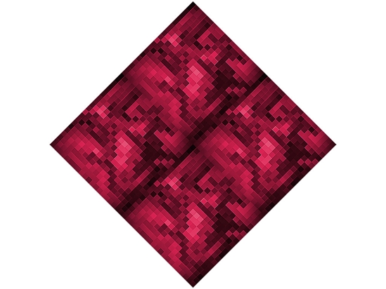 Fresh Raspberries Pixel Vinyl Wrap Pattern