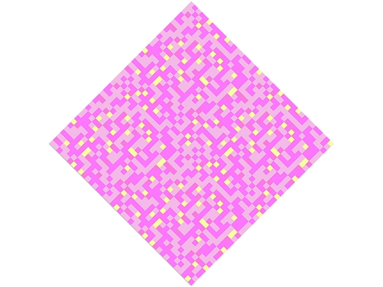 Popped Bubblegum Pixel Vinyl Wrap Pattern