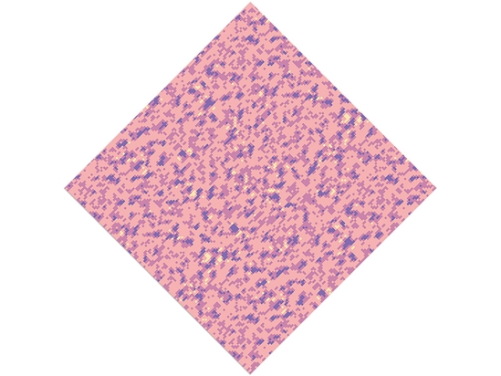 Shimmering Blush Pixel Vinyl Wrap Pattern