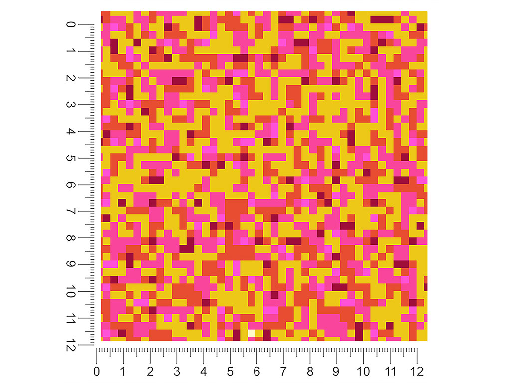 Strawberry Lemonade Pixel 1ft x 1ft Craft Sheets