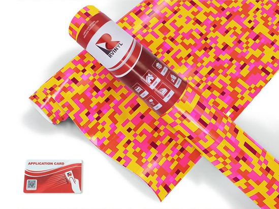 Strawberry Lemonade Pixel Craft Vinyl Roll