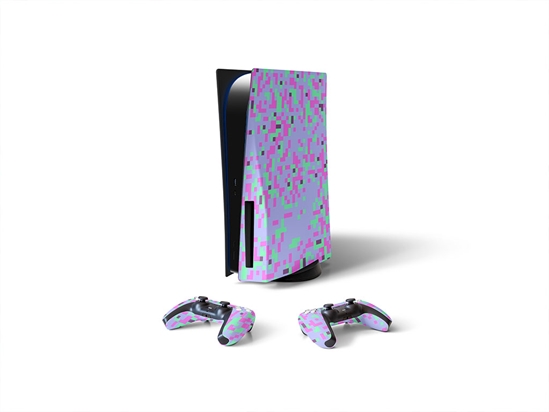 Cyber Grapes Pixel Sony PS5 DIY Skin