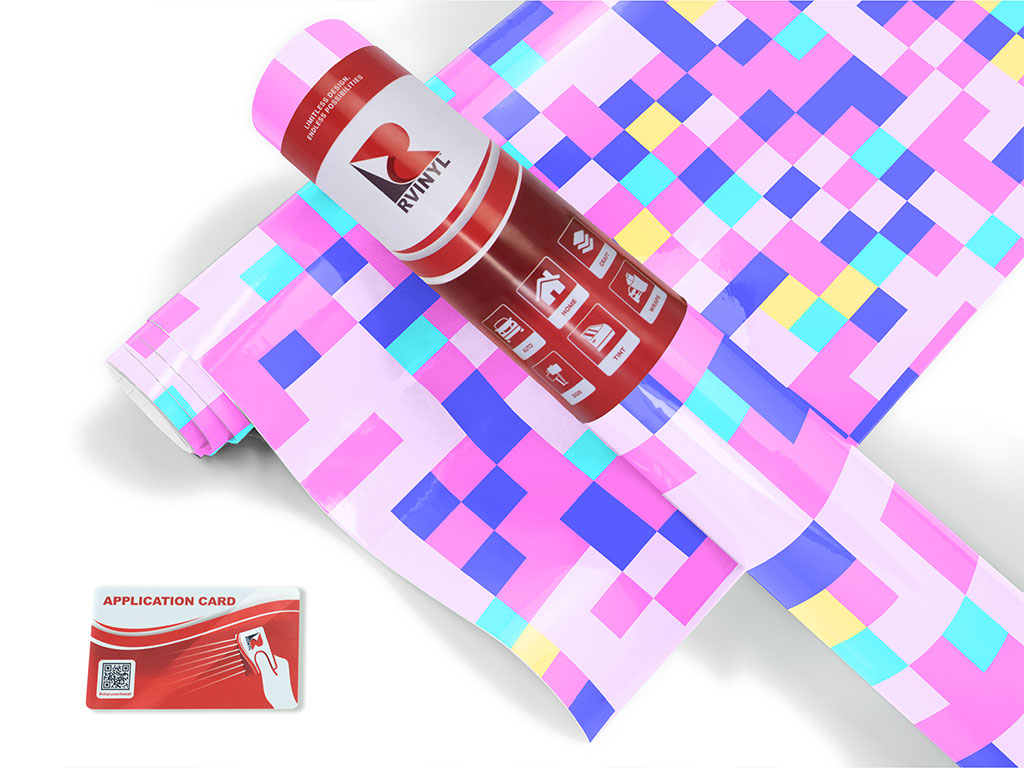 Hopbush Pixel Craft Vinyl Roll